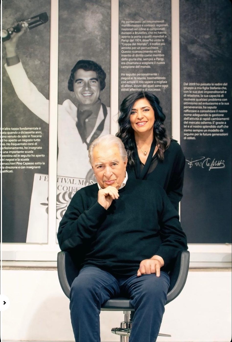 Il passaggio: Pino e Stefania Capasso.